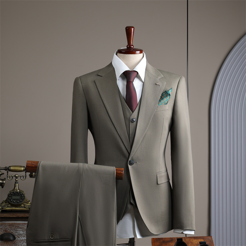 K580 Performance Men's Single Button Jacket - Elegant Host Dress Suit Set