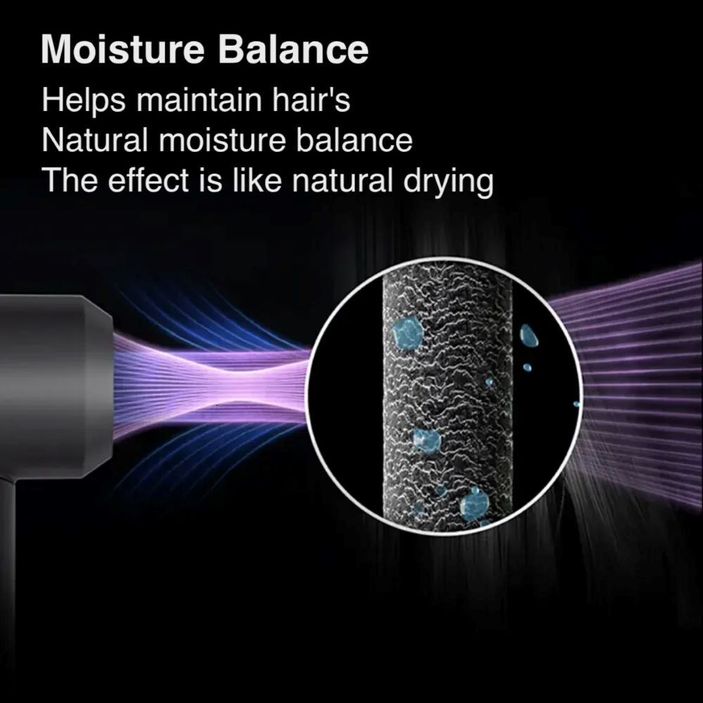 Super Professional Leafless Constant Temperature Negative Ion Hair Dryer For Home Use