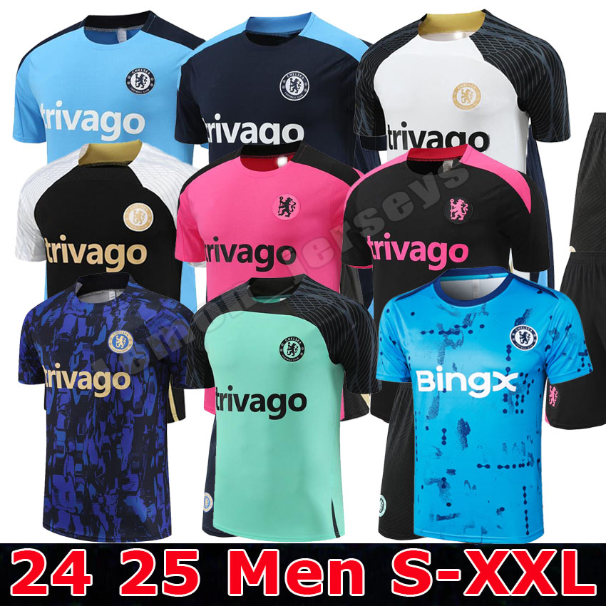 2024 2025 PALMER football Soccer Tracksuits men Sets 24 25 SANCHO cfc NKUNKU NETO JAMES Short sleeve shorts men football kit chandal futbol survetement