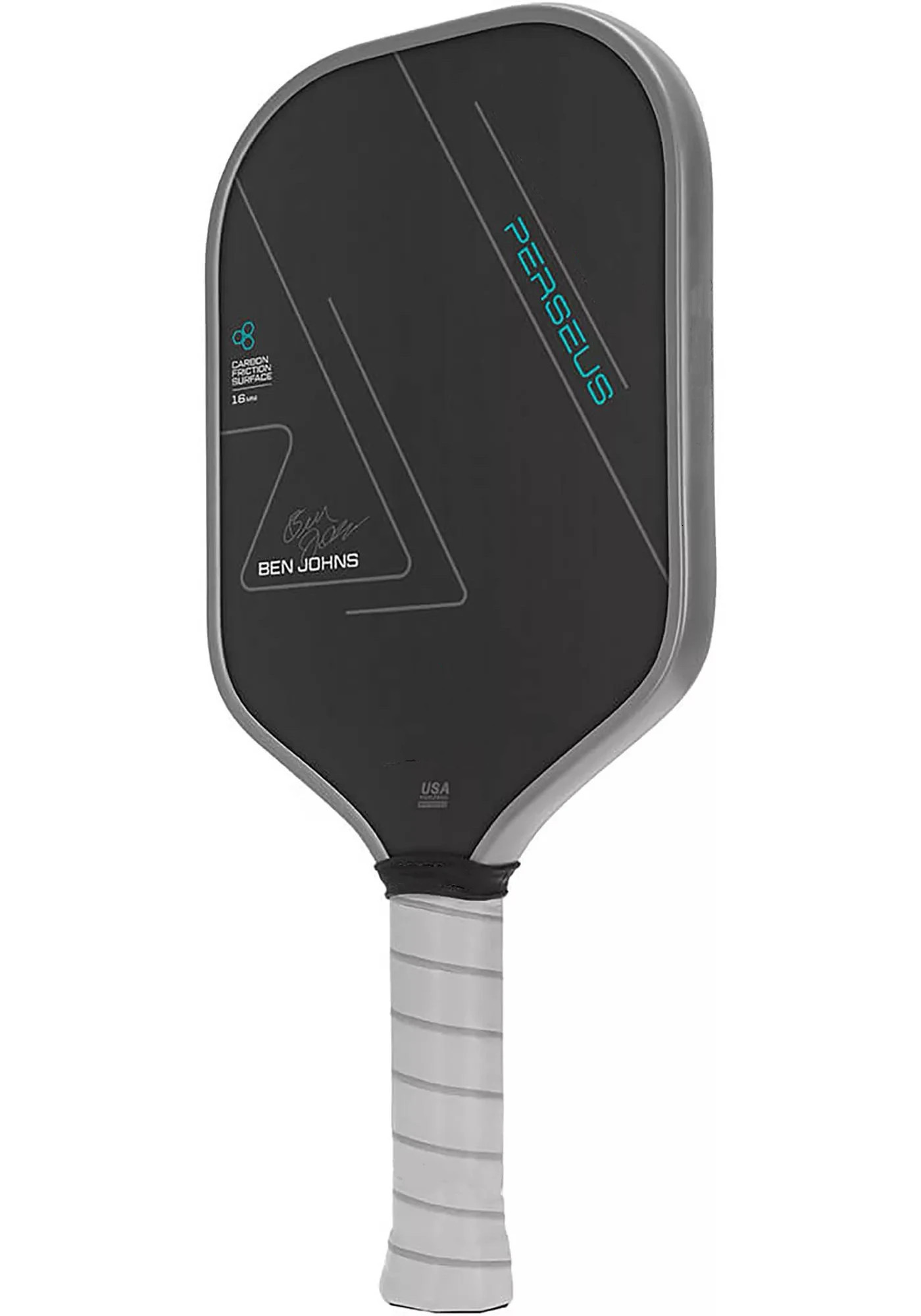 Pickleball Paddle BEN JOHNS T700 Fiber Thermoformed Uni-Body Construction Carbon Friction Surface 16Mm Polymer Cor
