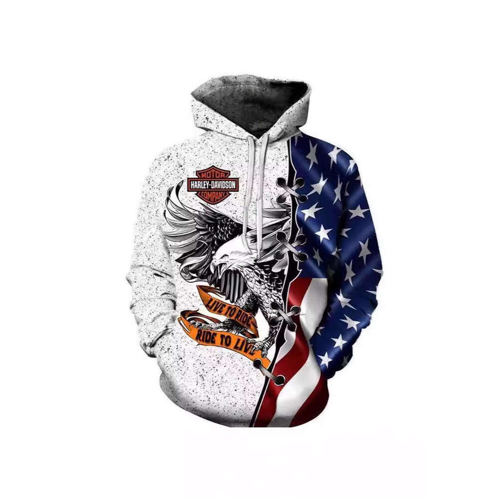 2024 New Autumn/Winter 3D Digital Printed Men's Fashion Hoodie