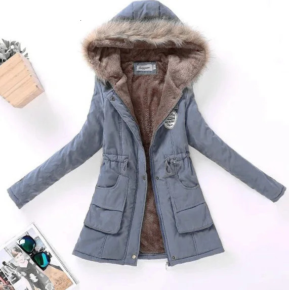 2023 Autumn Winter Women Cotton Jacket Padded Casual Slim Coat Emboridery Hooded Parkas Wadded Warm Overcoat Fashion 241120