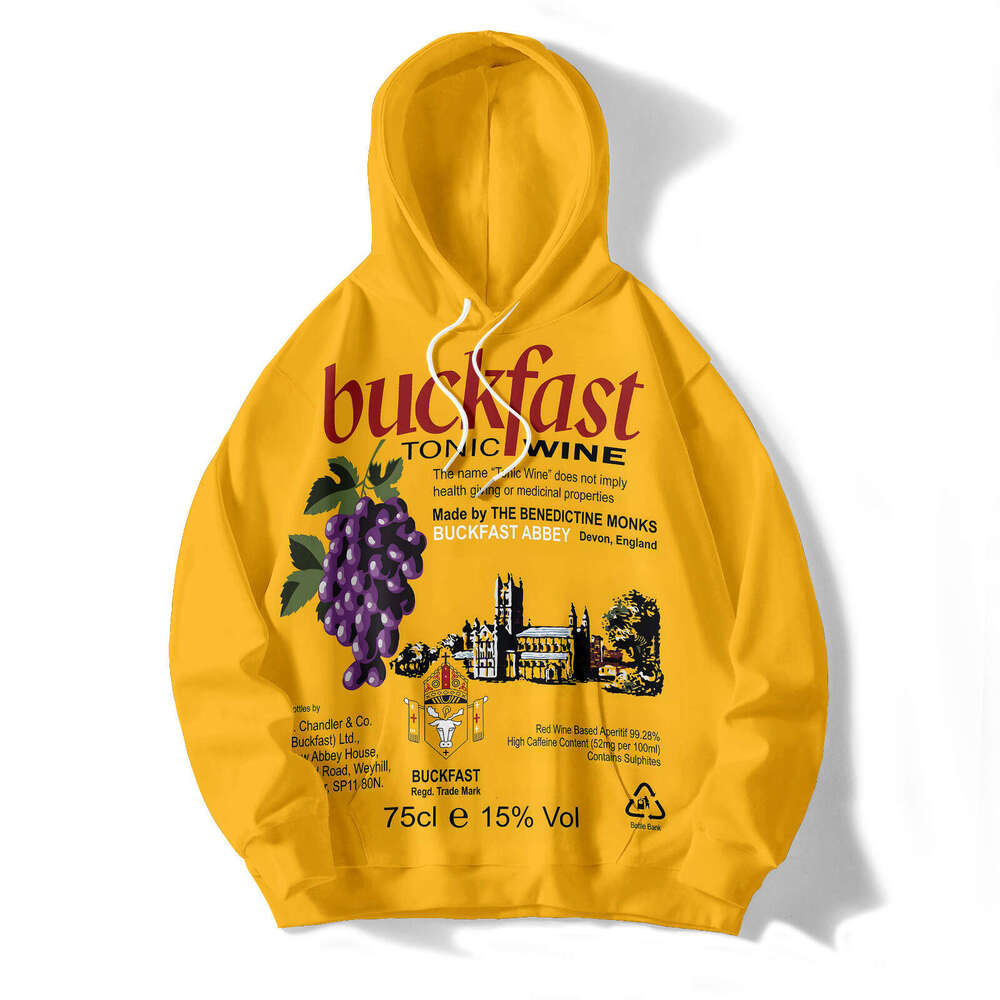 European and American new winery 3D digital printed street sports shirt men's hooded casual sweatshirt