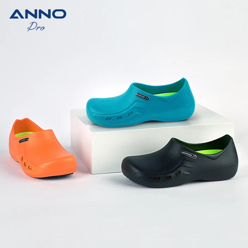 ANNO Soft Doctors Nurses Antislip Protective Clogs Operating Room Slippers Chef Work Flat Hospital Foot Wear with Shoes Pad 241120
