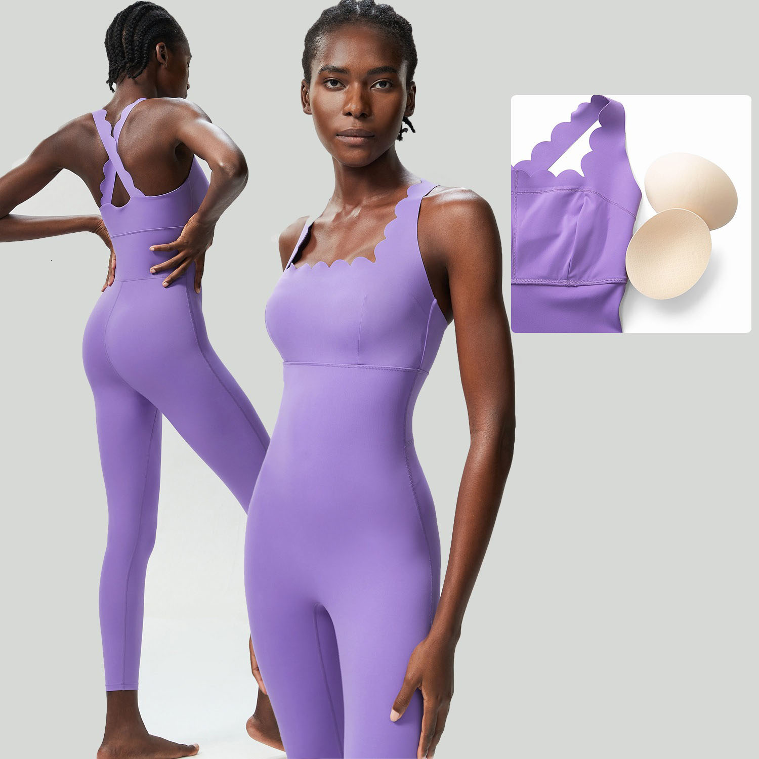 New Gym Sets Inner Bras Women Training Yoga Suits Sportswears Sports Jumpsuit Fiess Rompers Stretch Female Workout Bodysuits