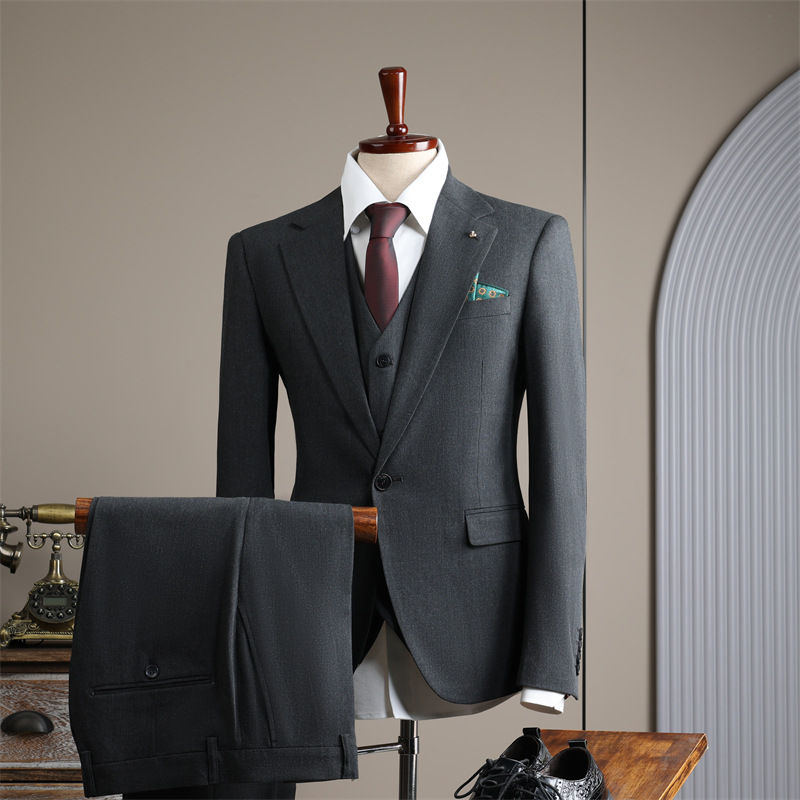 K580 Performance Men's Single Button Jacket - Elegant Host Dress Suit Set
