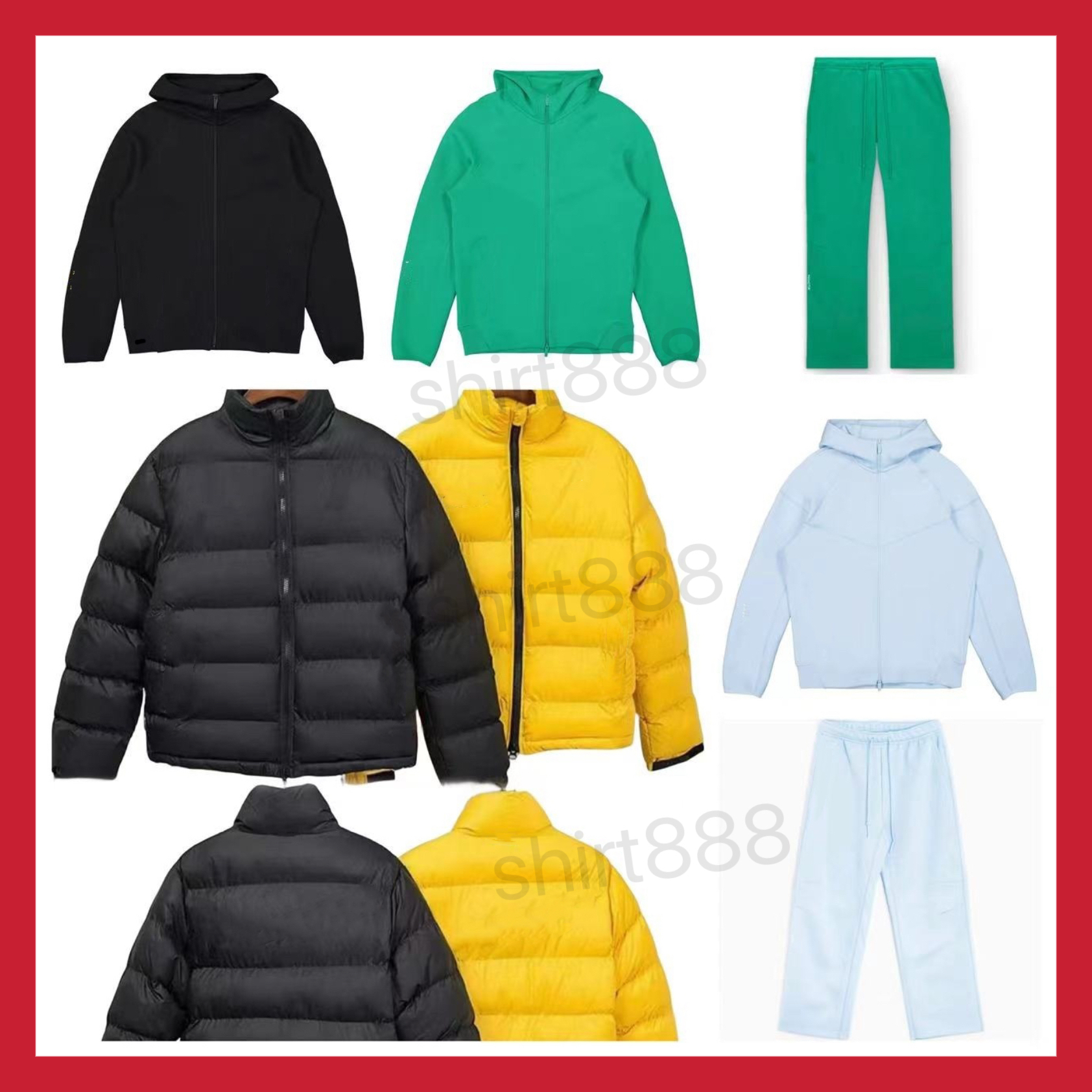 tops jacket designer hoodie tracksuit women mens hoodie puffer jacket Fashion Zipper Hoodie Cotton Coat tracksuit Hoodie top pants sports jogging set SIZE S-2XL
