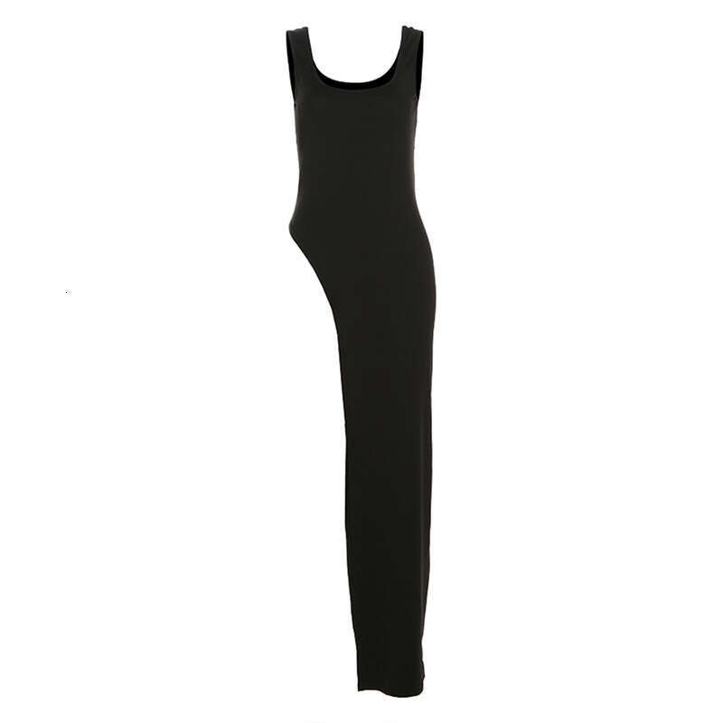 Wind 2024 Summer New Women's Fashion One Piece Collar Slim Fit Irregular Hemp Knitted Bottom Shirt