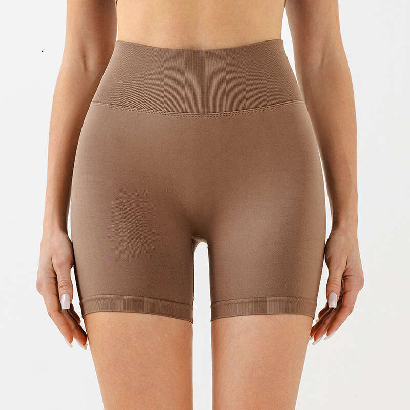 European and American three part yoga pants for women, seamless high waist, lifted peach buttocks, summer running, outdoor fiess shorts