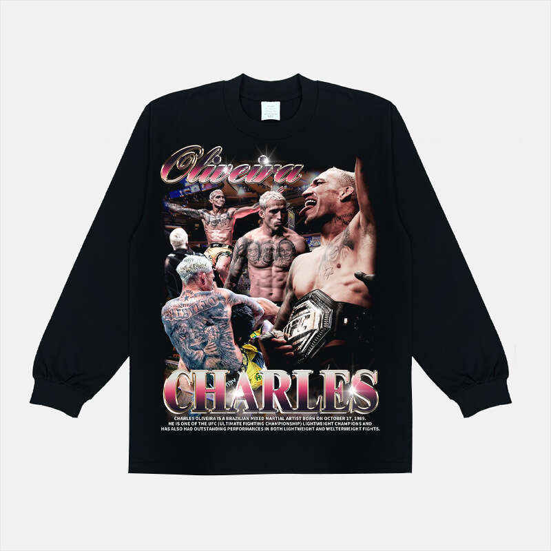 2024 autumn new loose long sleeved American retro street oversized trendy brand top men's round neck sweatshirt