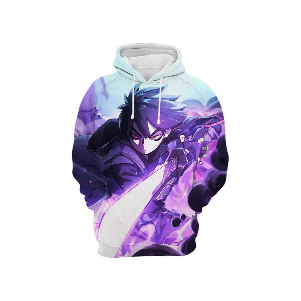 2024 New Assassin Wu Liuqi 3D Digital Printed Trendy Long Sleeve Hoodie Casual Sweatshirt