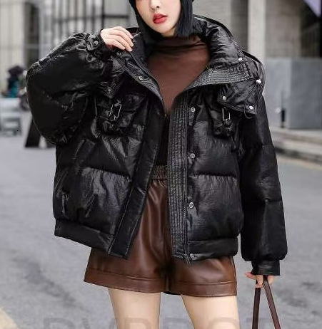 Designer's high-end fashionable with new national standard chip 90 white duck versatile down jacket