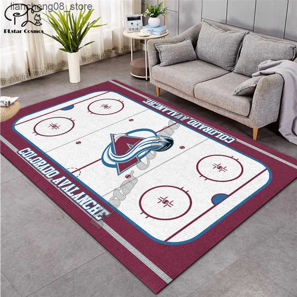 Carpets ice hockey carpet Anti-Skid Area Floor Mat 3D Rug Non-slip Mat Dining Room Living Room Soft Bedroom Mat Carpet style-03 L240910