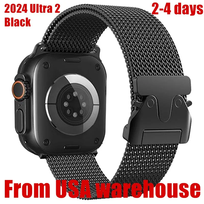Smart Watch For Apple watch iWatch Ultra 2 black 49mm Series 9 45mm 2.1" Men Women Watch Bluetooth Call Bracelet Wristband Wireless Fitness Tracker Sport Smartwatch