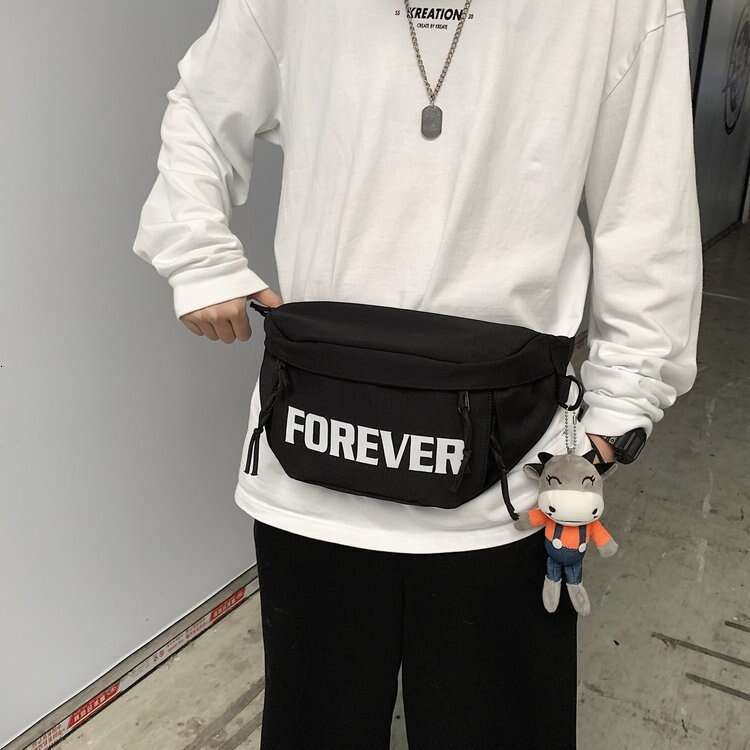 Nylon Fiess Chest Bag ,Female Crossbody Outdoor Sports Waist Bags