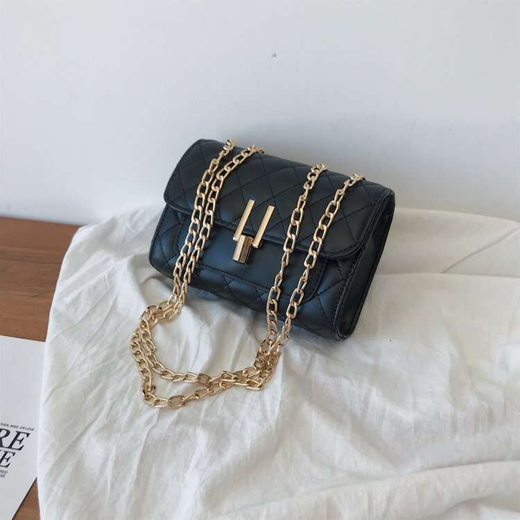 Wholesale New Korean Version Versatile And Stylish Dia Grid Chain Fashionable Y Lock Small Square Bag, Single Shoulder Crossbody Bags B2
