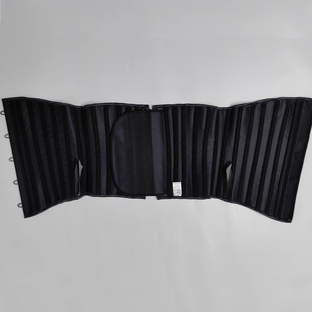 Mens tight corset waist trainer 26 steel frame abdominal control medieval retro shaping lace waist slimming machine tight top 5 buckets 241202