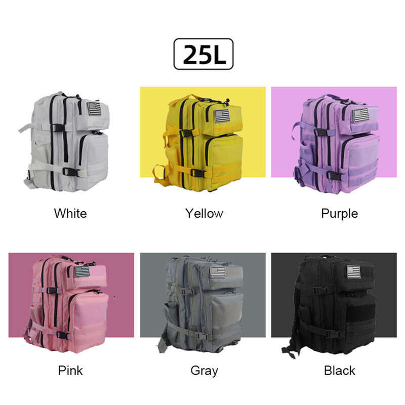 25L/45L Fashion Outdoor Backpack Men Camouflage Molle Assault Women Red Pink Bag Hunting Camping Hiking Accessories Rucack