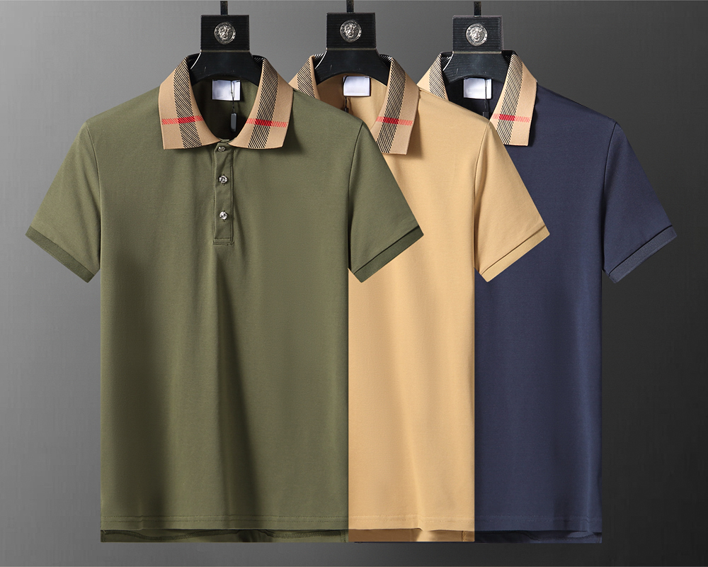 Luxury Mens Polo Shirt Fashion Men's T-shirt Designer Polo Shirt Collar Breathable Top Summer Business Shirt Asian size M--XXXL