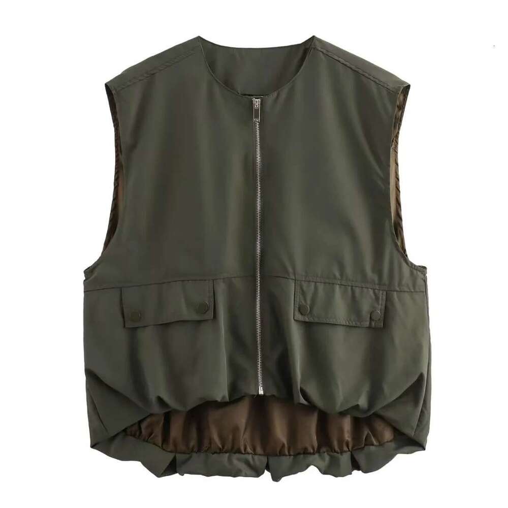Summer Product European American Loose Casual Cardigan Women's Vest A14021 2024 New Style Unique and Elegant Clothing