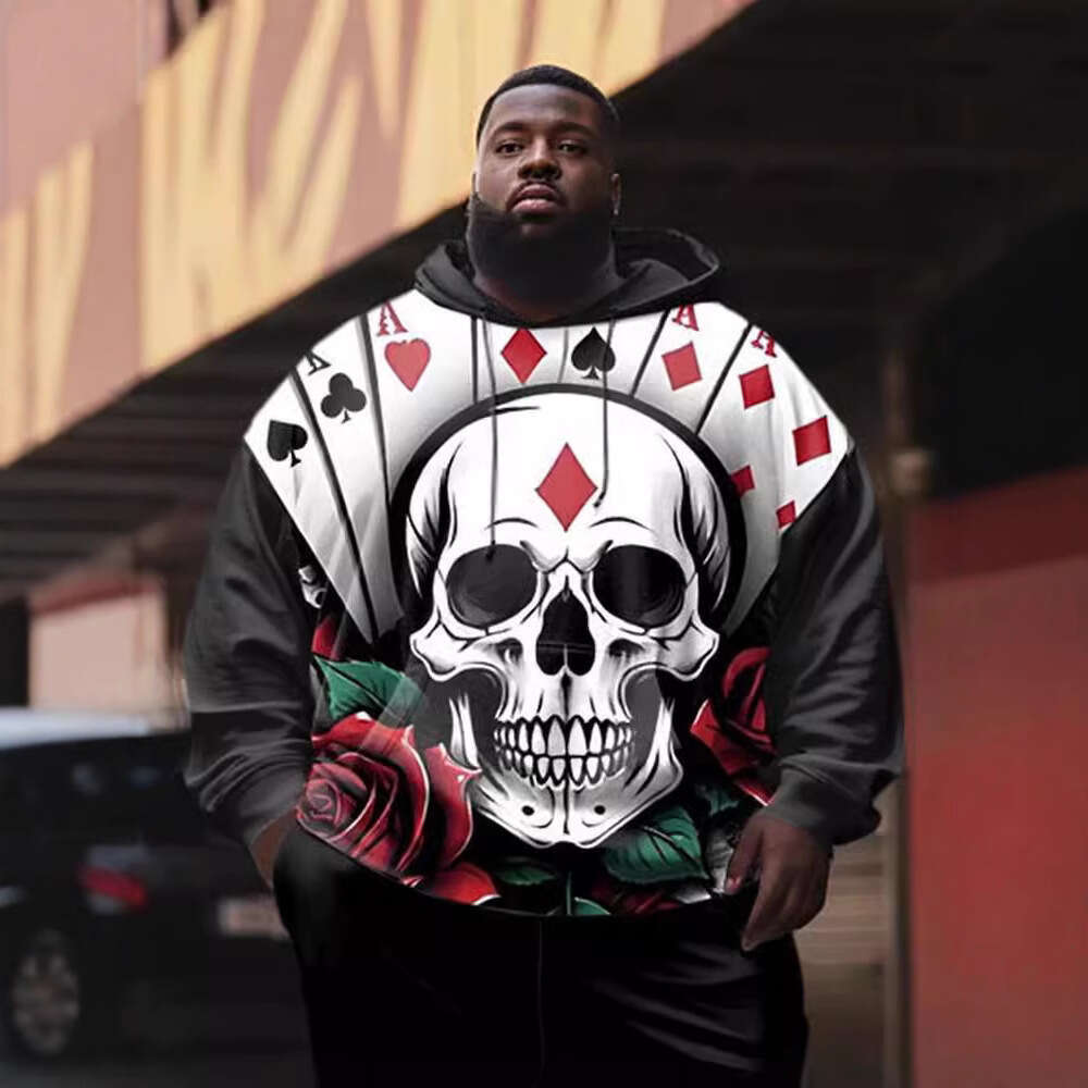 Hot Selg 3D Large Sweater Swirl Print Long Sleeve Hoodie Men's Sweatwear