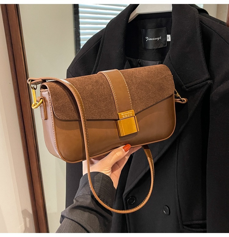 Underarm For Bags Handbags Women High-end Single Shoulder Crossbody Versatile Autumn And Winter Small Square Bag Designer