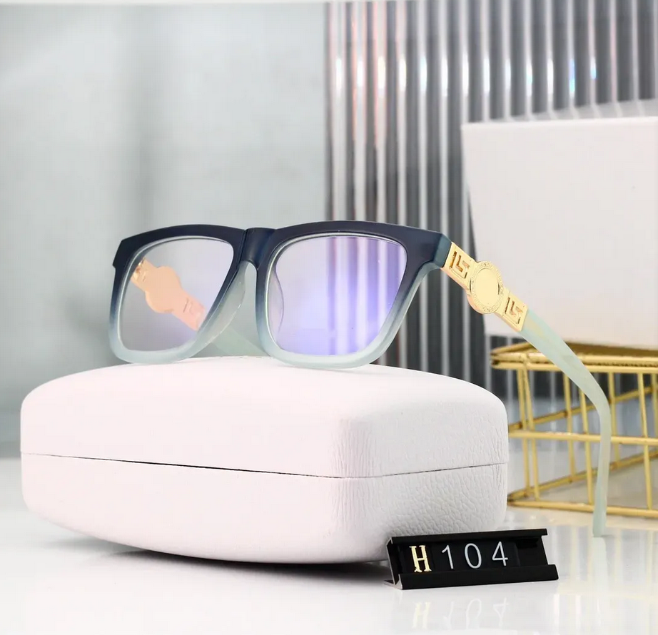 Designer Sunglasses Eyeglasses Transparent Computer Glasses Frame Women Men Anti Blue Light Square Eyewear Blocking Optical Spectacle Eyeglass Glasses