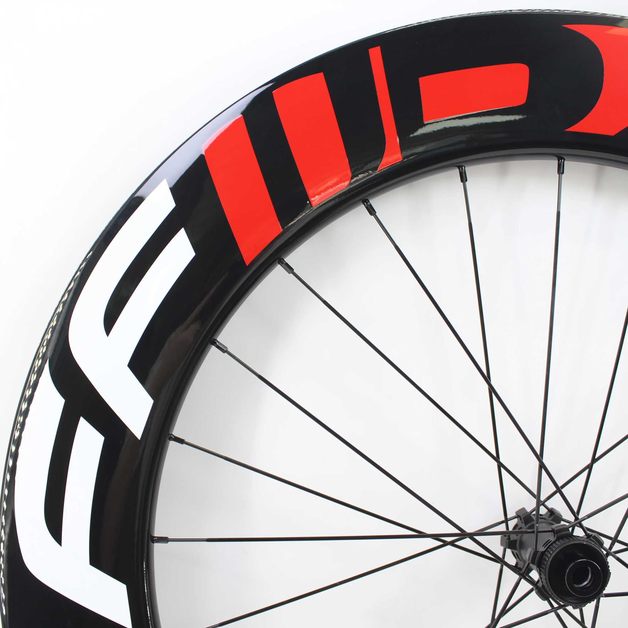 Bike Wheels New 700C Road Bike Full Carbon Fibre Bicycle Wheelset Thru Axle Center Lock Direct pull disc brake Tubular Clincher Tubeless Rim S241223