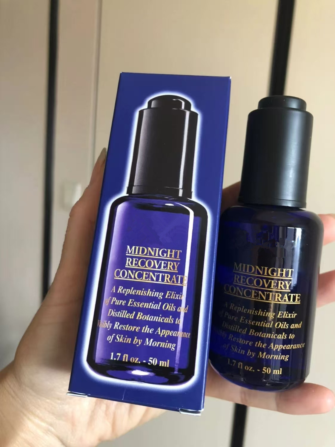 Concentrate Midnight Recovery Moisturizer Care Essence Oil 50Ml Prodigy Sacred Oil Micro Care Nature Face Serum