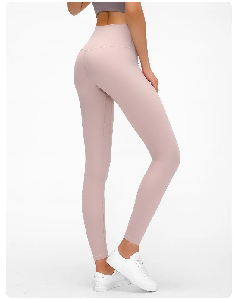 Womens 19 color pants with second skin sensation sports pants womens squat resistant 4-way stretch sports fitness leggings 241128