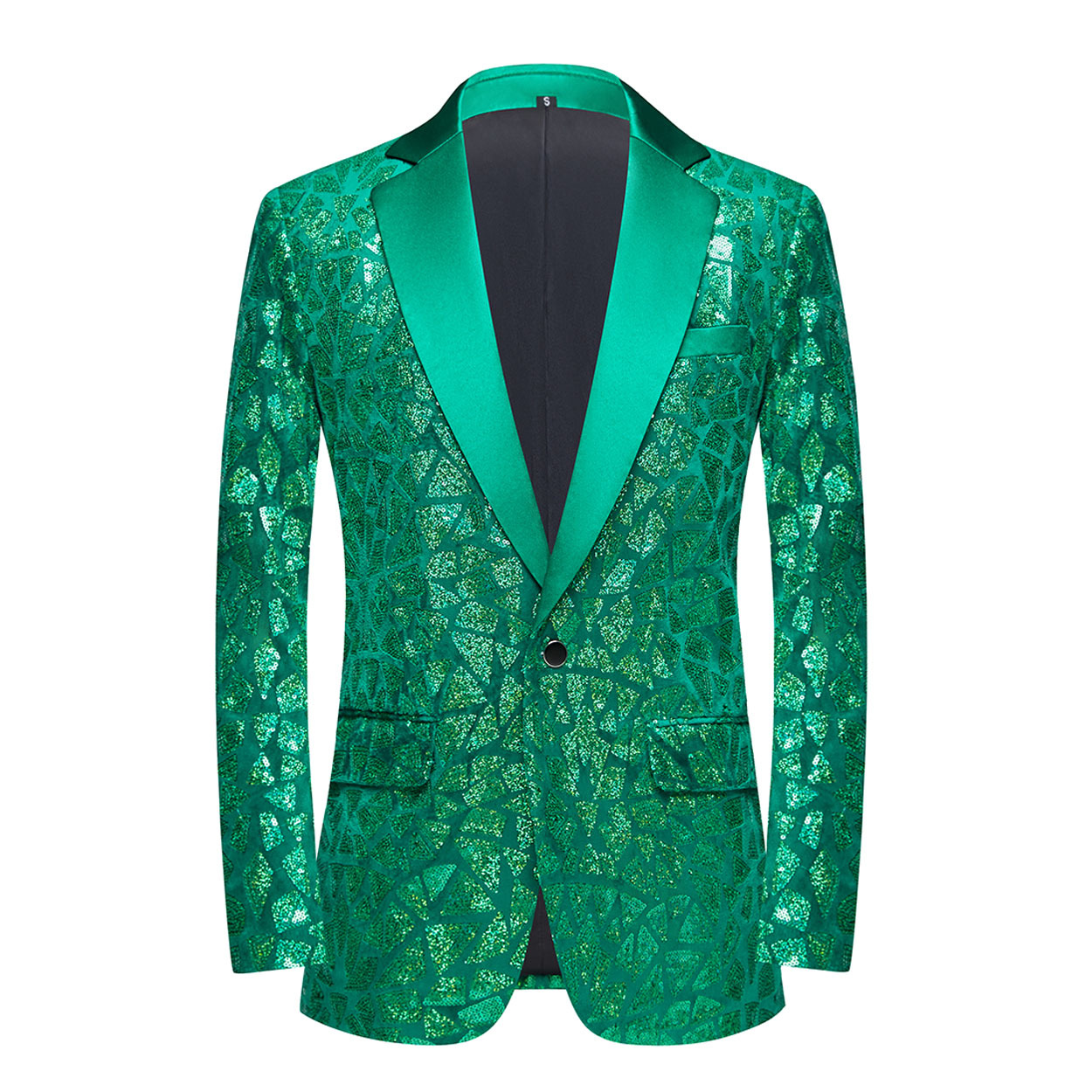 K246 Plus Size Men's Suit Jacket - Wedding Groomsmen Work Uniform