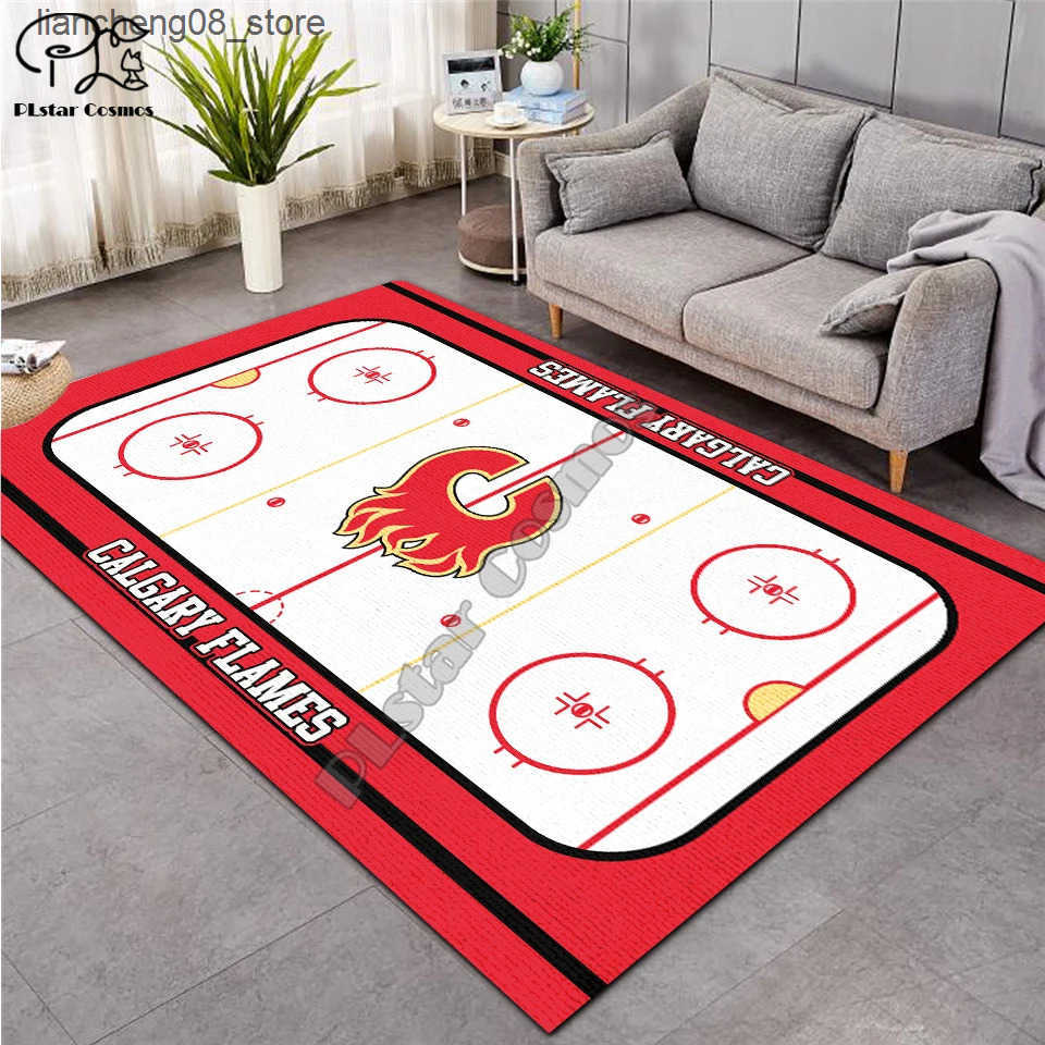 Carpets ice hockey carpet Anti-Skid Area Floor Mat 3D Rug Non-slip Mat Dining Room Living Room Soft Bedroom Mat Carpet style-03 L240910