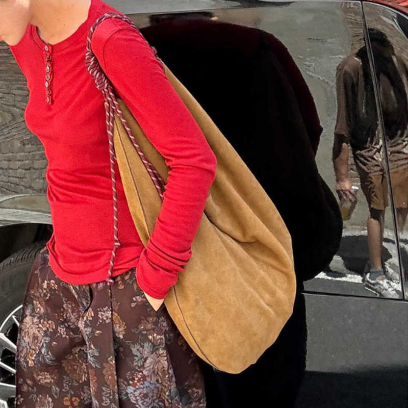Large Capacity Tote Bag 2024 New Autumn/winter High-grade Niche Design Retro Commuter Handbag Shoulder Bags - view 6