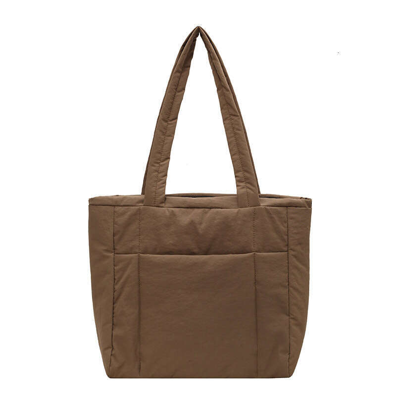 New Cotton Handbag, Large Capacity Canvas Bag for Female College Students, Nylon Handbag