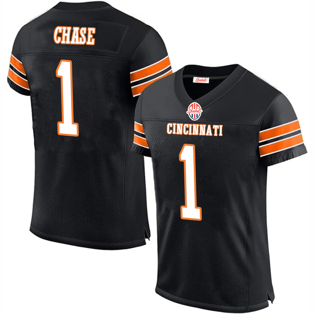 BURROW,JOE#9 CHASE,JA'MARR#1 HIGGINS,TEE#5This baseball uniform is a quick-drying custom-made sportswear for teenagers and adults to participate 