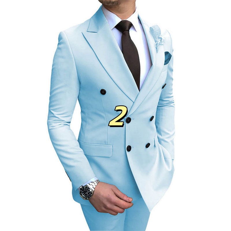 High-end k1324 textured suits for men, slim-fitting tops and coats, best man