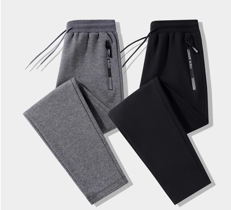 2024 autumn mens sports casual pants straight leg loose large size fashion with all the trend 241120