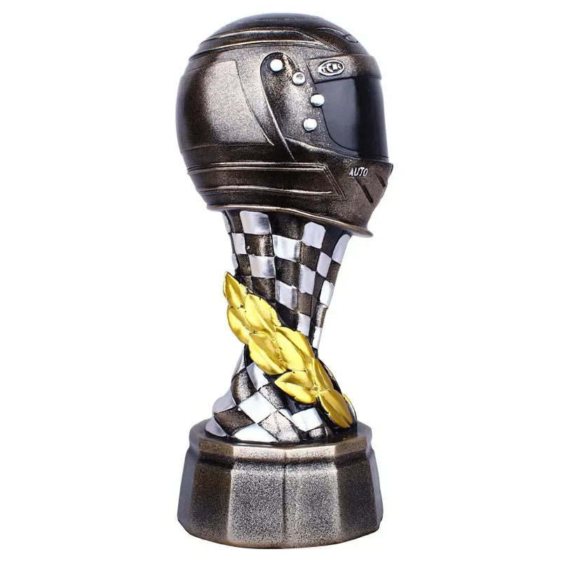 Racing Helmets Home Decorations Ornaments Creative Trophies Resin Crafts Creative Sports 241202
