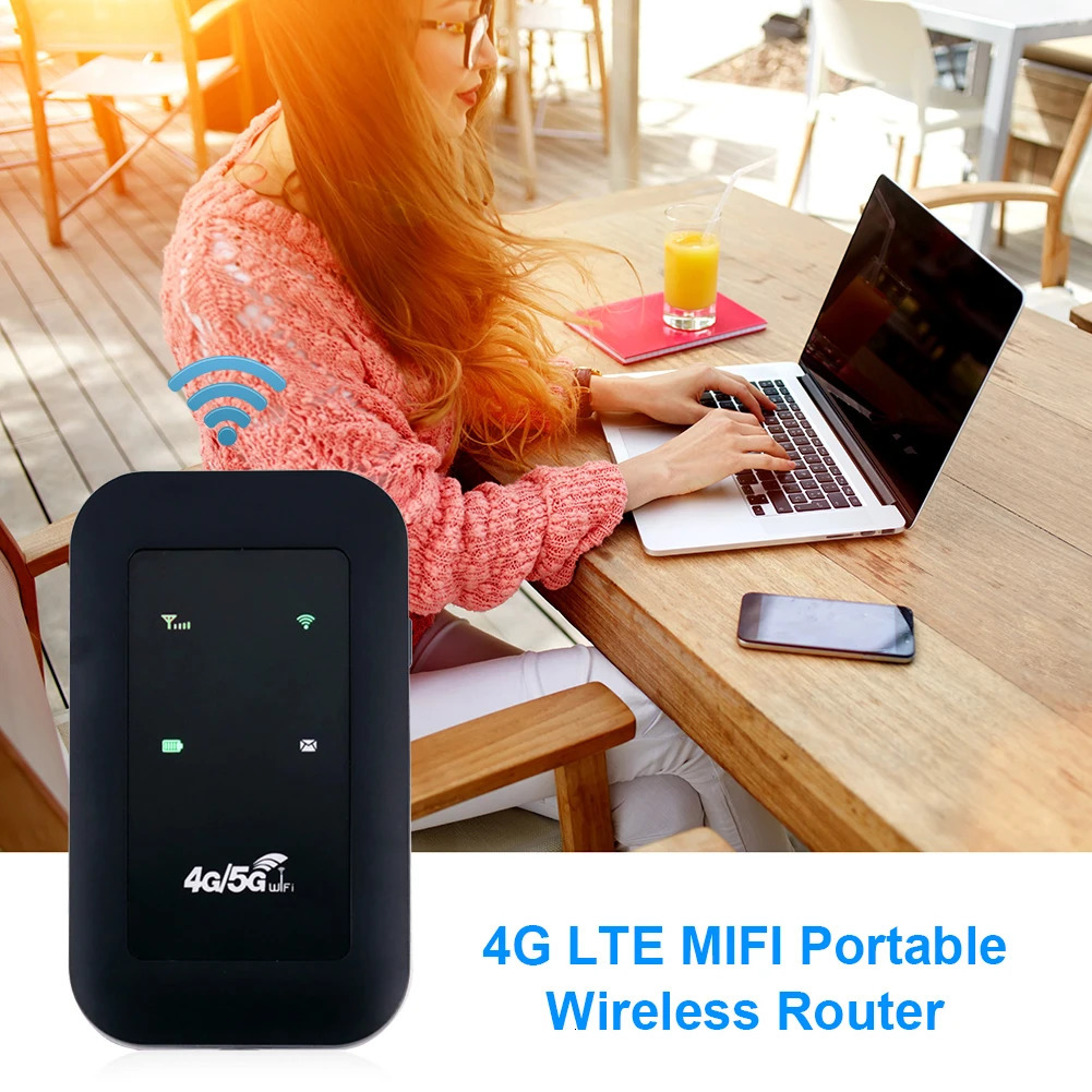 4G LTE wireless router portable 4G mobile WIFI router 150Mbps 3000mA pocket modem mobile WIFI spot with 3G/4G SIM card slot 241202
