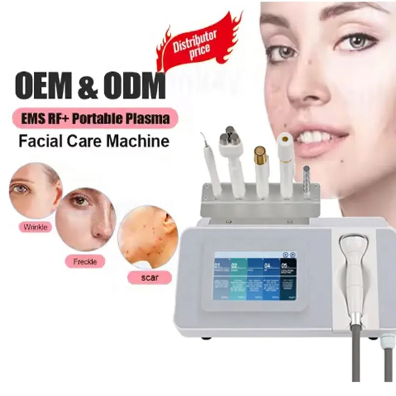 Korean Skincare 6 In 1 Face Cleansing Anti-Aging Wrinkle Removal Beauty Machine for Reduce Acne Marks