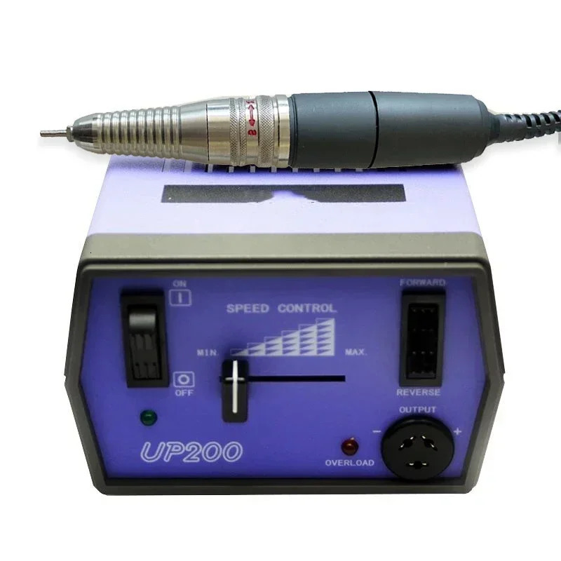 UP200 Nail Art Machine Handle 3-Pin Electric Ergonomic Pen 35000 RPM Electric Nail Drill Bit 241202