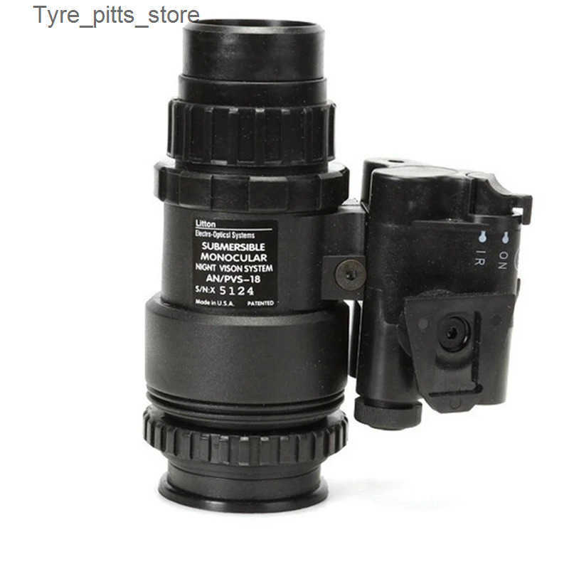 Telescopes PVS-18 infrared helmet high-definition digital wearing infrared night vision goggles 3-time magnifying telescope outdoor visual model L2409