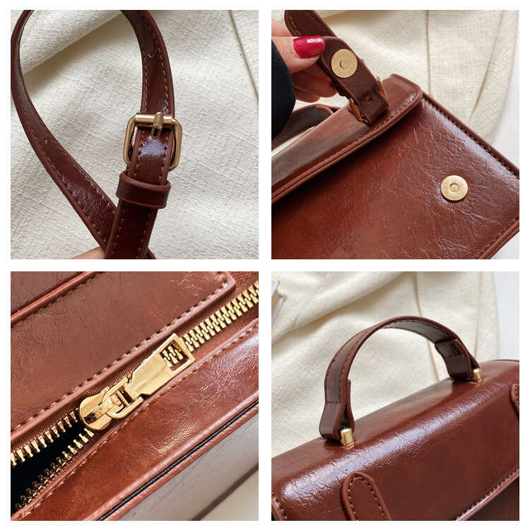 Vintage Women handbag small female shoulder bag pu leather ladies Totes girl messenger bags bolsas femininas brown satchels