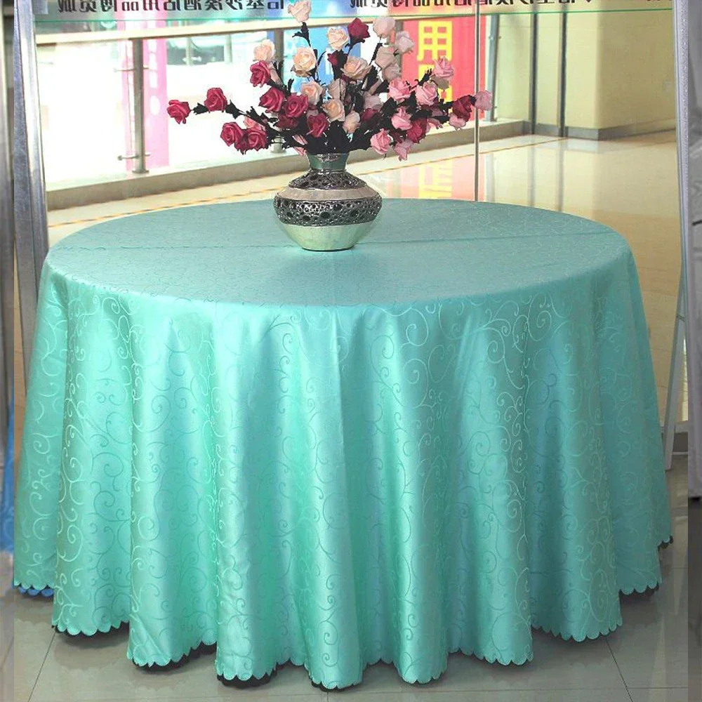 Plaid Cotton Linen Round Tablecloth Wedding Hotel BanqueTable Cloth For Hotel Birthday Wedding Banquet Restaurant Festival Party 75