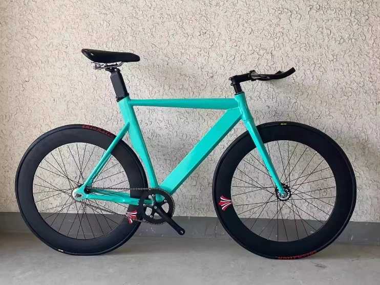 Bike Wheels Track Fixie Bike Flip-flop Aluminum Alloy Rim Single Speed Bicycle Wheelset Hight 70mm Front Rear 32H Hub Fixed Gear Bike Wheel S241223