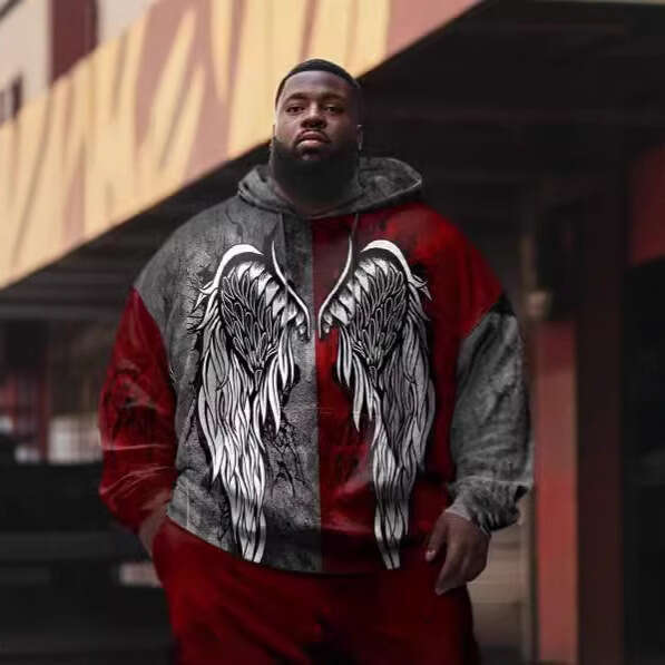 Hot Selg 3D Large Sweater Swirl Print Long Sleeve Hoodie Men's Sweatwear