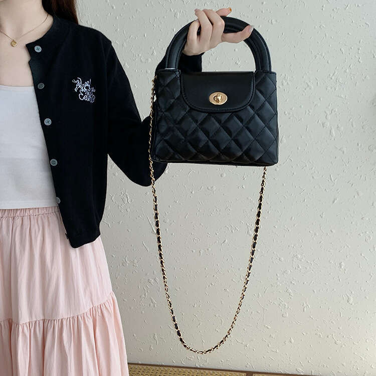 women Shoulder bag Chain for Women's Korean Edition Simple and Fashionable Handheld with High Quality Single Shoulder Crossbody Bag Tide