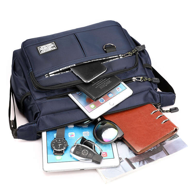 Large Capacity Shoulder Waterproof Wear Backpack Multi-Pocket Business Casual Men's Crossbody Bag