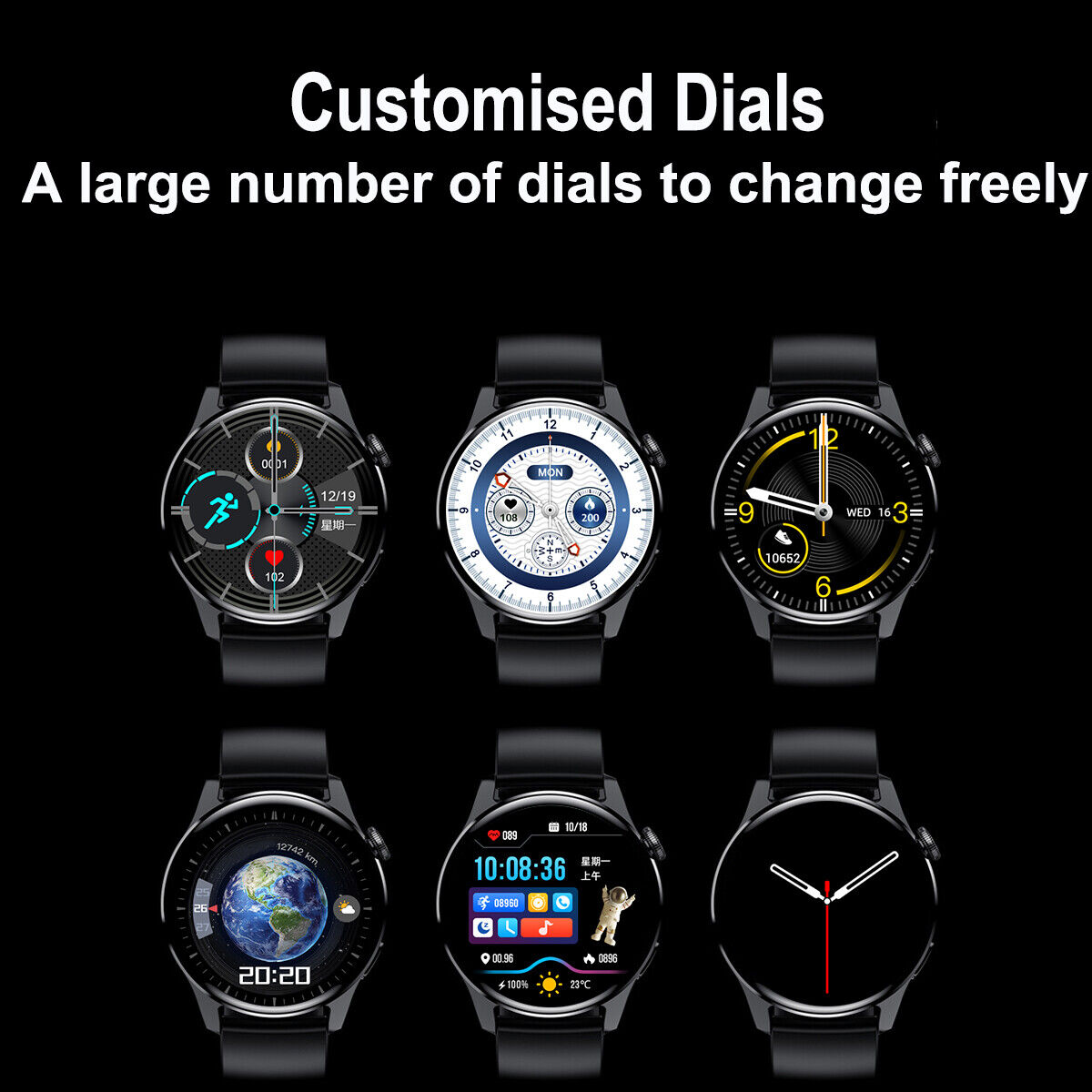 2025 Smart Watch For Men/Women Waterproof Smartwatch Bluetooth iPhone Samsung AU
