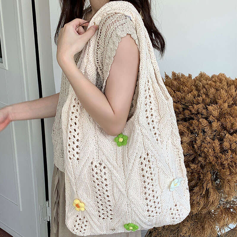 New Knitted Wer Niche Versatile Women's Premium Shoulder Bag B1